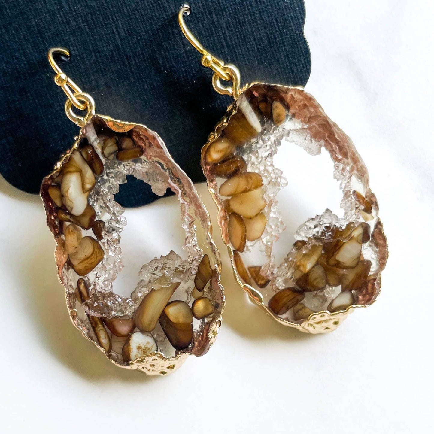 Desert Geode Earrings