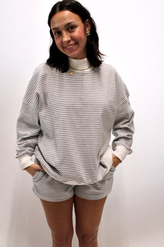 The Hazel Mock Neck Sweatshirt