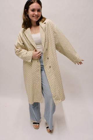 City Girl Polka Dot Trench