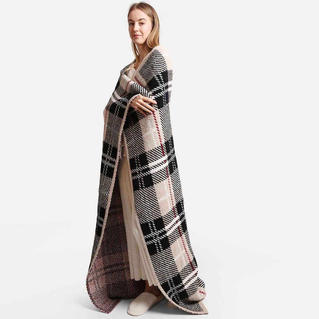 Tartan Plaid Pattern Luxury Soft Throw Blanket