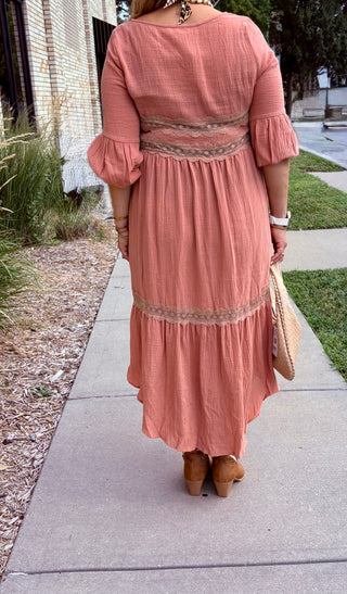 Brenen Boho High-Low Dress