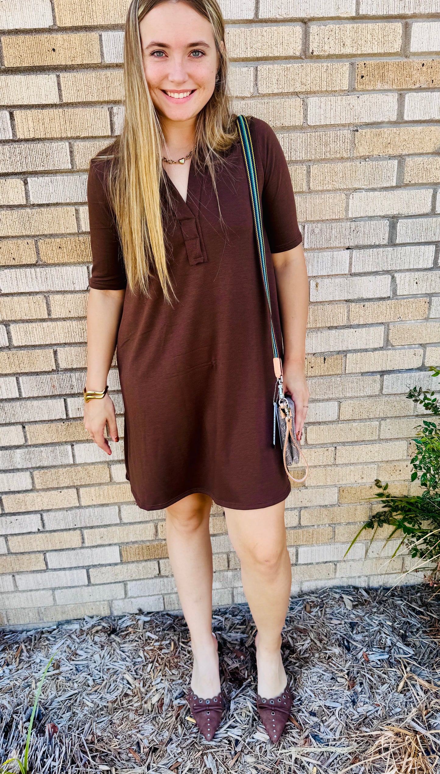 Cinnamon T-Shirt Dress
