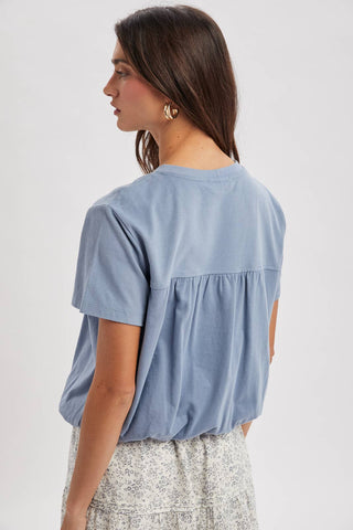 Tilly Bubble Hem Top