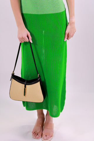 Lola Crochet Block Dress