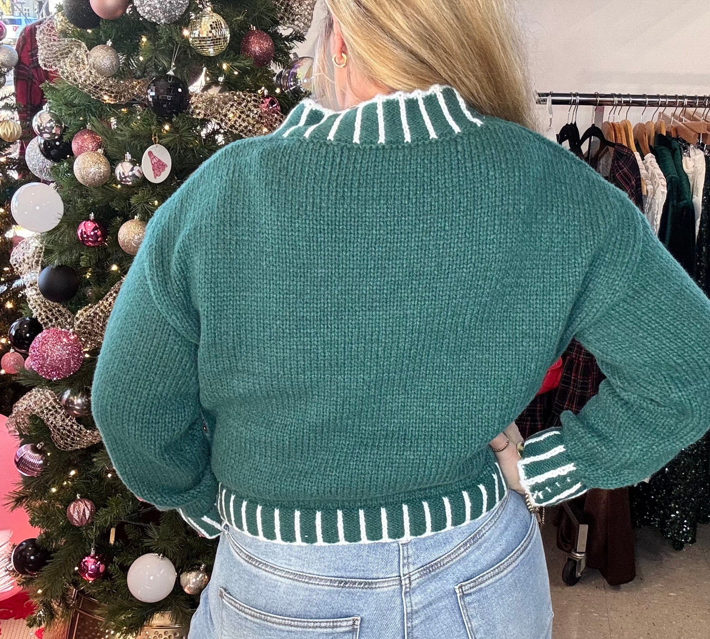 Clara Christmas Holiday Sweater