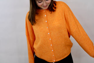 Abby Rose Orange Piper Cardigan