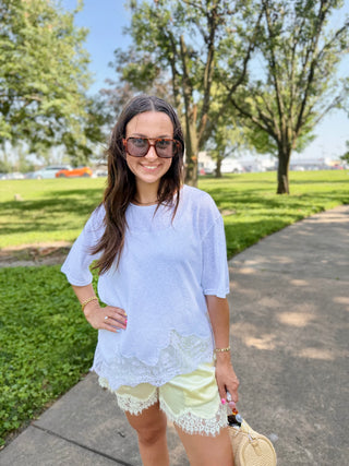 Lace & Lounge Tee