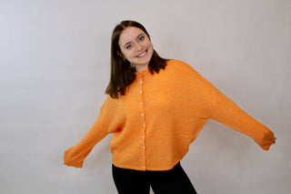 Abby Rose Orange Piper Cardigan