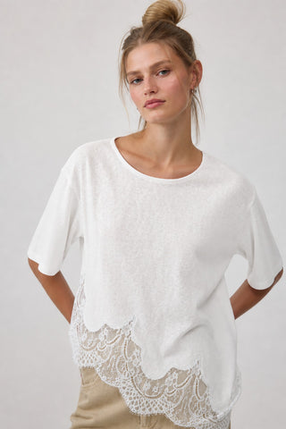 Lace & Lounge Tee