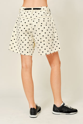 Melody Polka Dot Barrel Shorts