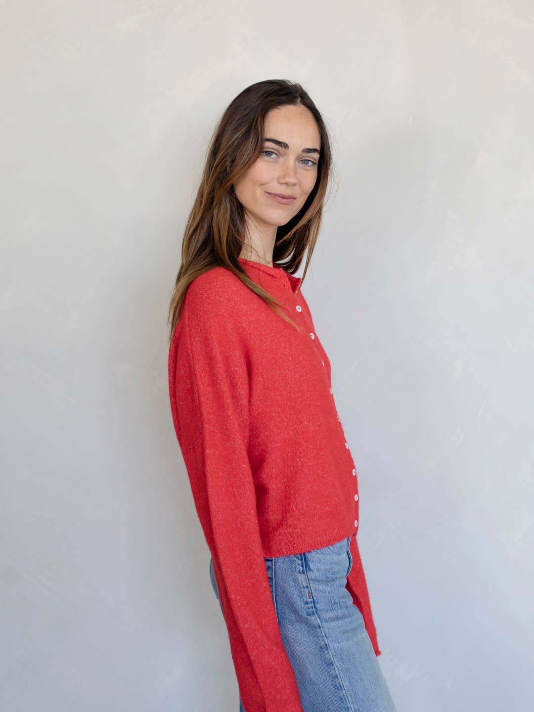 Abby Rose Red Piper Cardigan *Preorder Ships 10/30