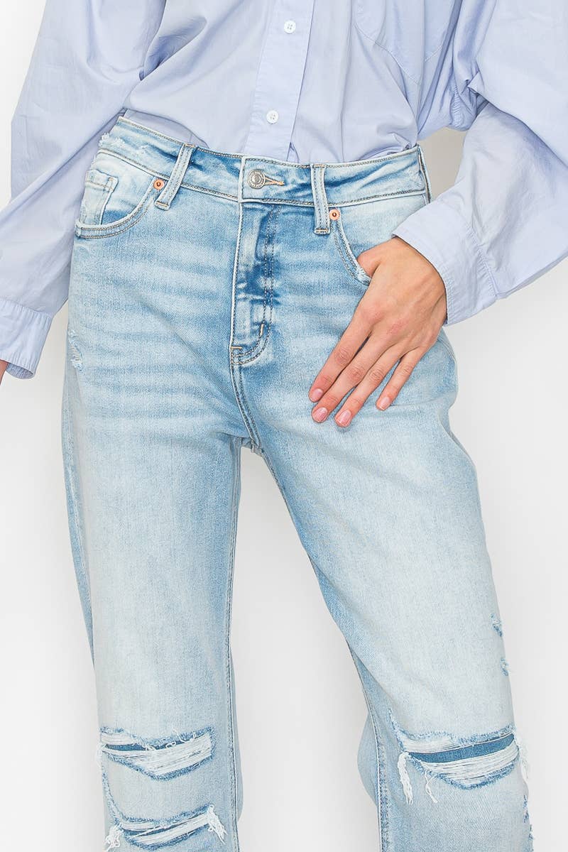 Artemis Vintage High Rise Straight Jeans – Timeless Style with a Modern Twist