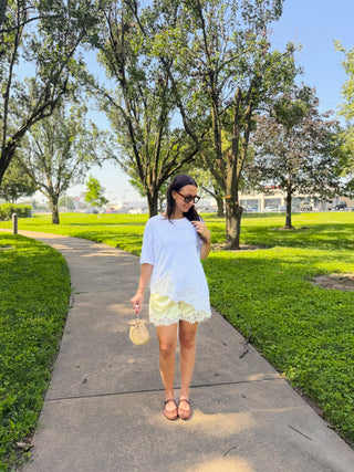 Lace & Lounge Tee