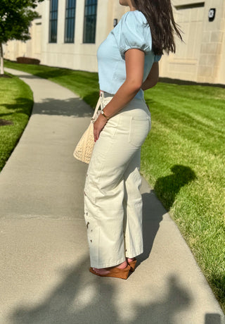 Savannah Floral Cutout Pants