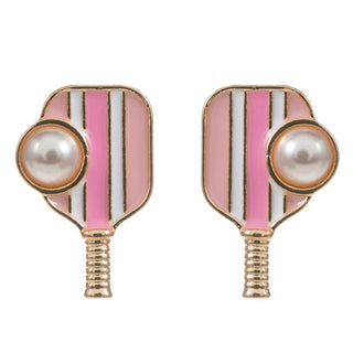 Pickleball Pearl Earrings