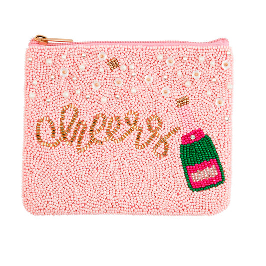 Holiday Beaded Pouch