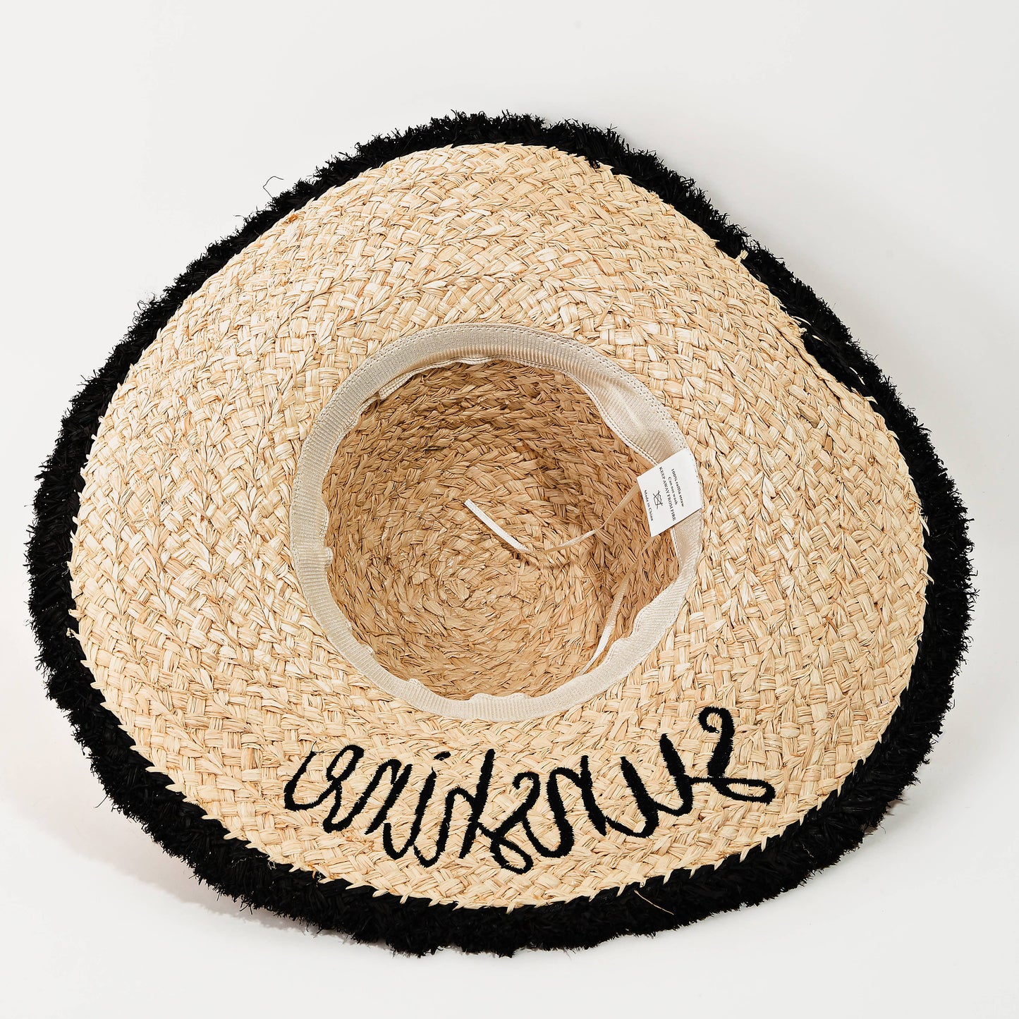 Sunshine Text Straw Hat