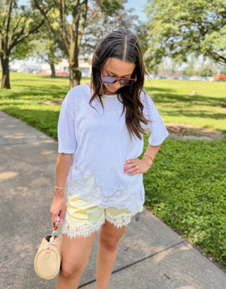 Lace & Lounge Tee