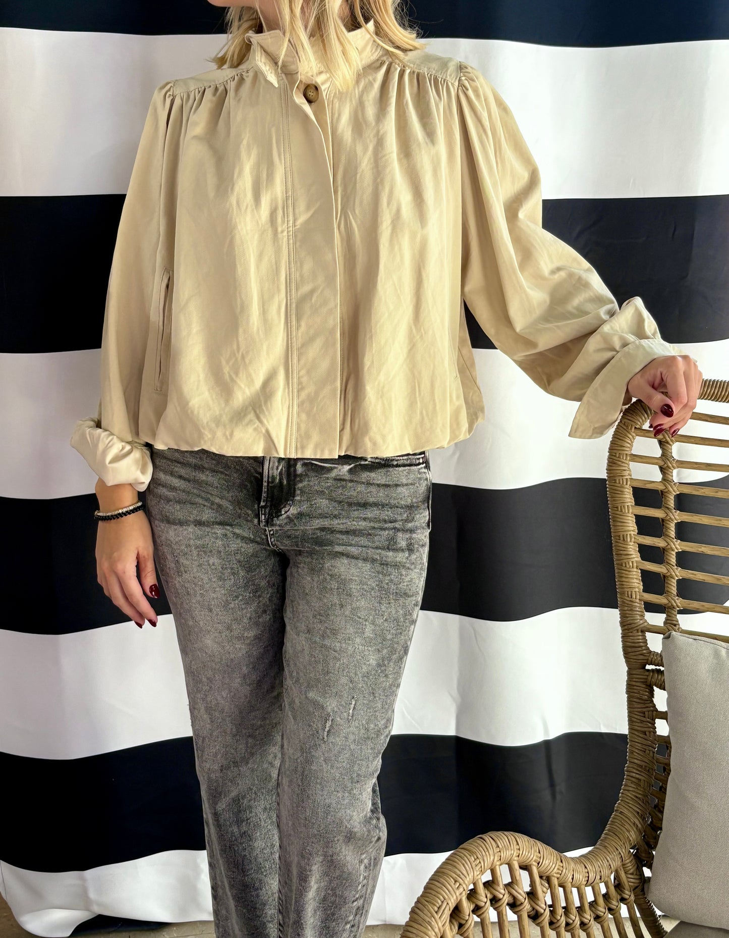 Beren Balloon Trench Jacket