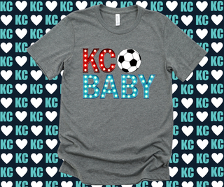 KC BABY in Marquee Letters Tee
