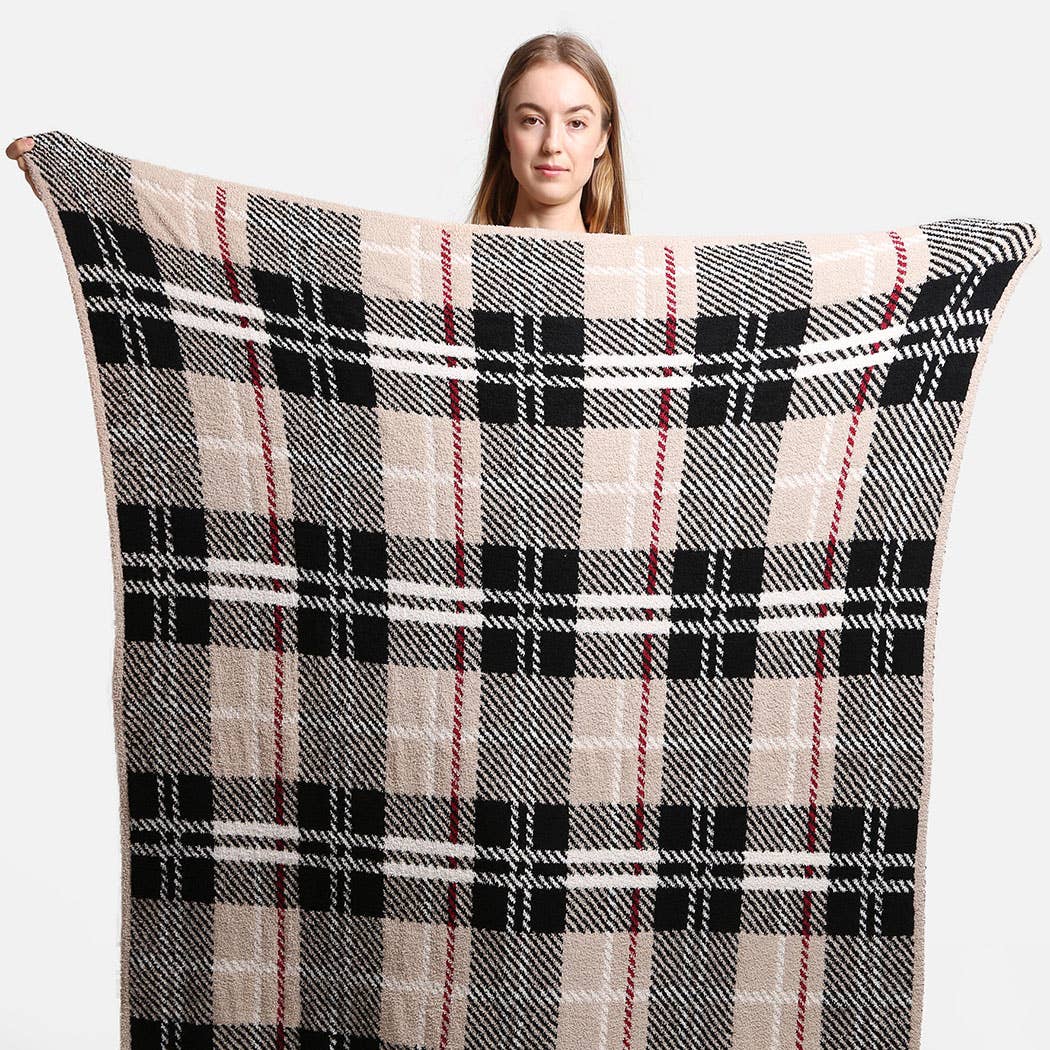 Tartan Plaid Pattern Luxury Soft Throw Blanket