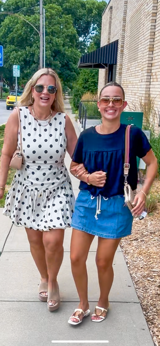 Frankie Polka Dot Sleeveless Bubble Dress