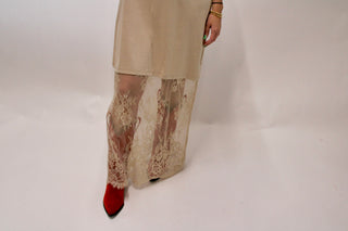 Chloe Casual Chic Lace Maxi Dress