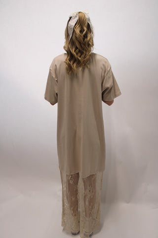 Chloe Casual Chic Lace Maxi Dress