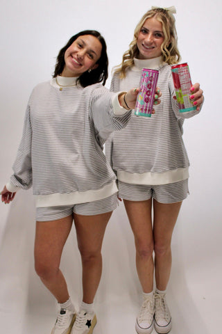 The Hazel Mock Neck Sweatshirt