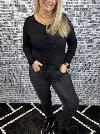 Judy Blue Black Washed Skinny Jeans