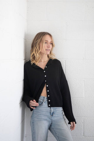 Abby Rose Black Piper Cardigan