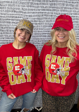 Chiefs Game Day Glitter Sweatshirt