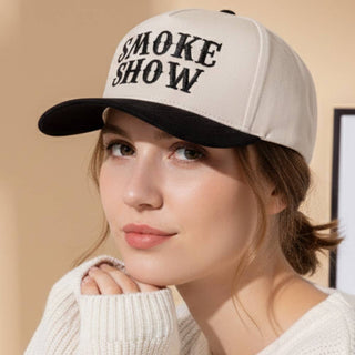 SMOKE SHOW Embroidered Baseball Cap