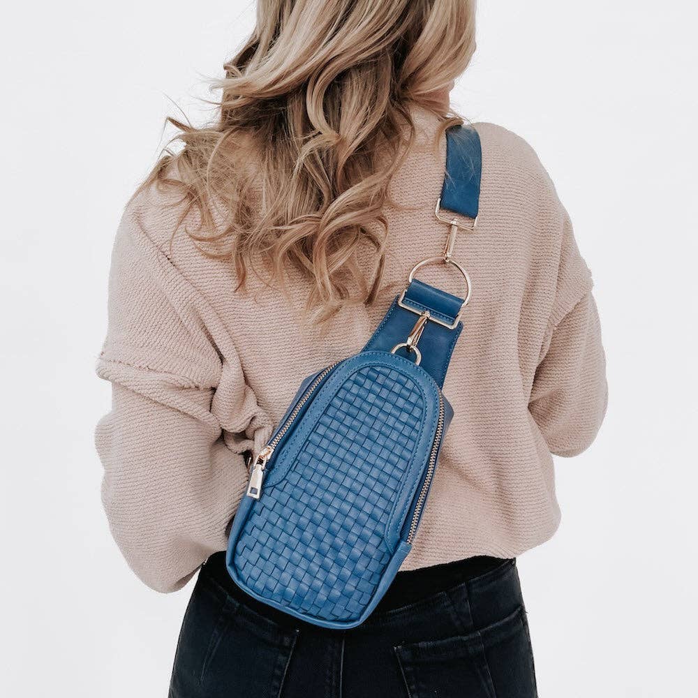 Waverly Woven Sling Bag (Free Strap Extender!)