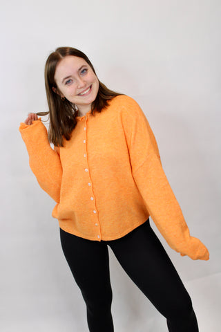 Abby Rose Orange Piper Cardigan
