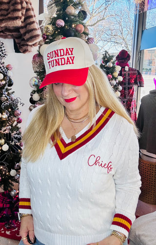 CUSTOM Chiefs Varsity Sweater