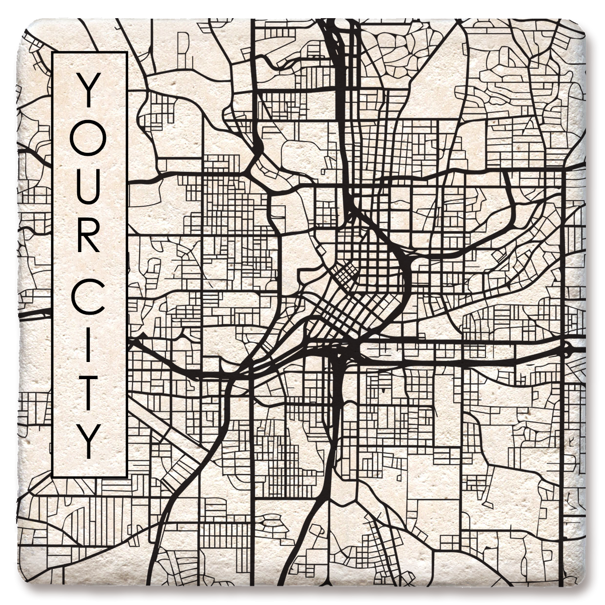 NKC street map coaster