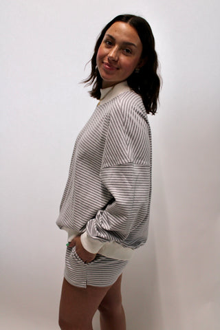 The Hazel Mock Neck Sweatshirt