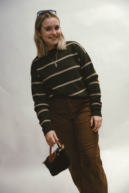 Tessa Crewneck Stripe Sweater
