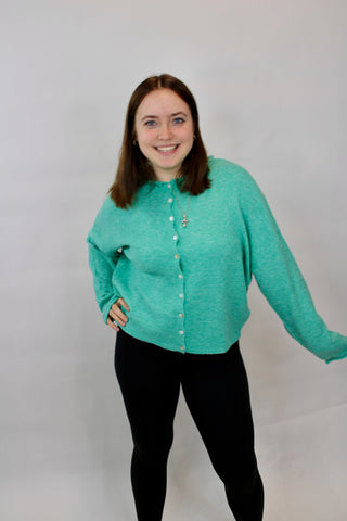 Abby Rose Turquoise Piper Cardigan