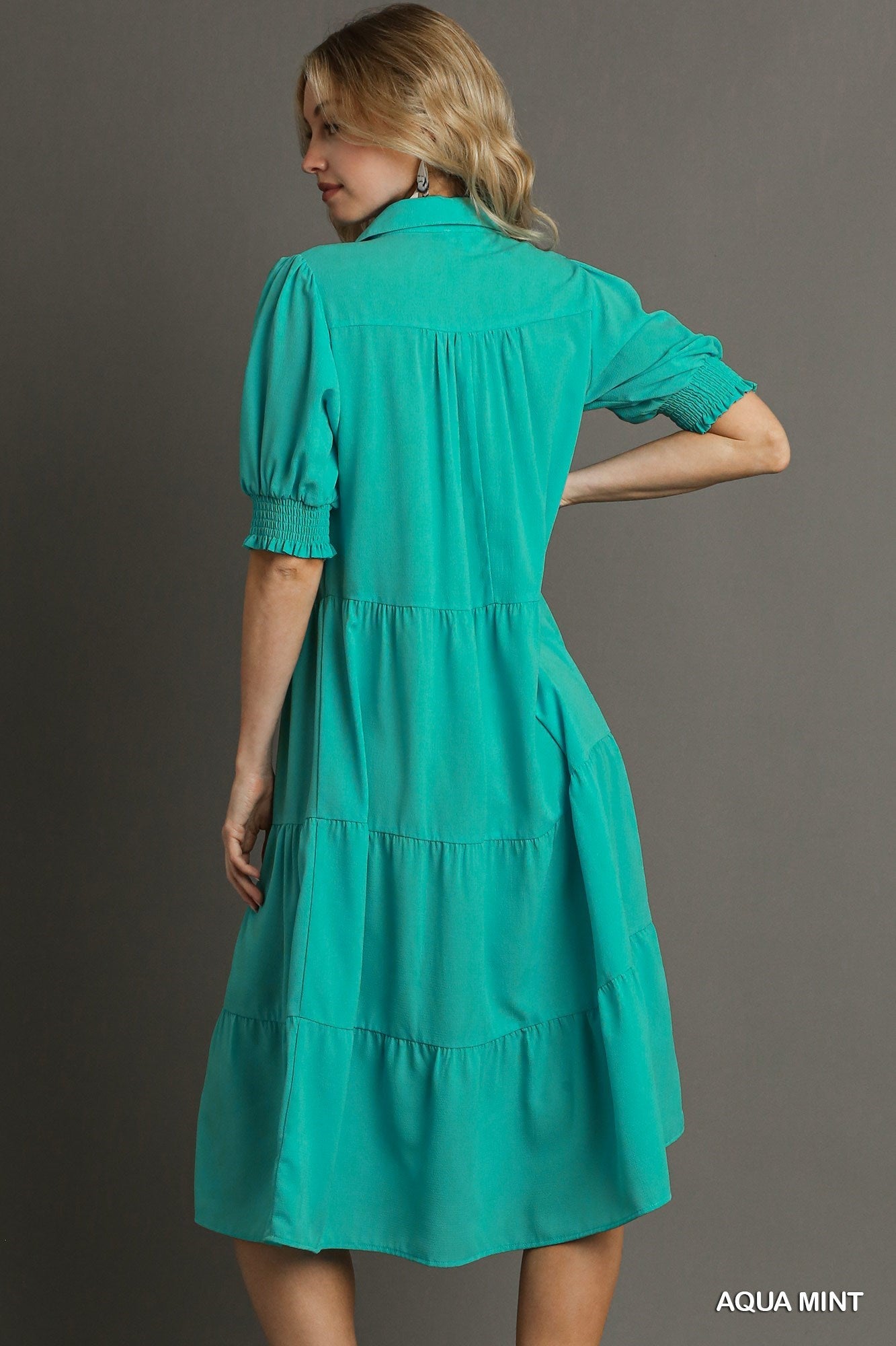 Umgee Collared Maxi Dress