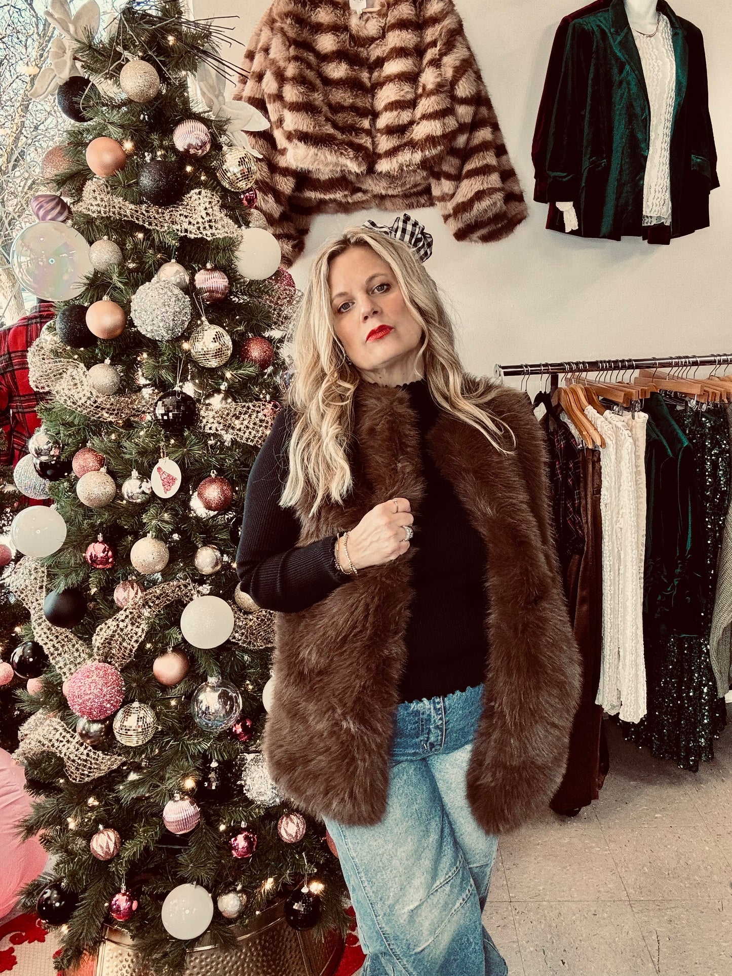 Darcy Faux Fur Vest