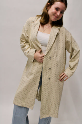 City Girl Polka Dot Trench