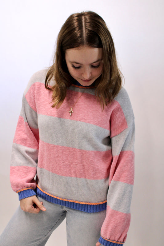 Coastal Horizon Knit Sweater