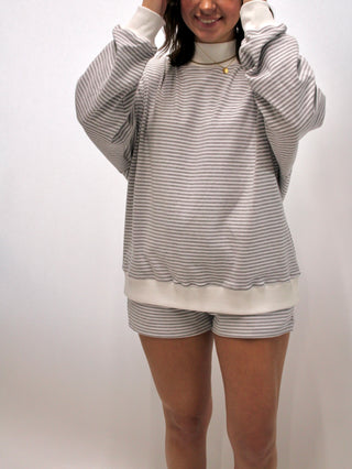 The Hazel Mock Neck Sweatshirt