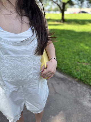 Ivory Eyelet Romper