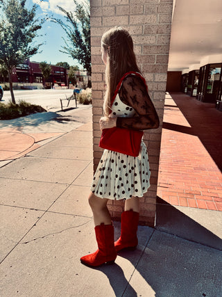 Frankie Polka Dot Sleeveless Bubble Dress