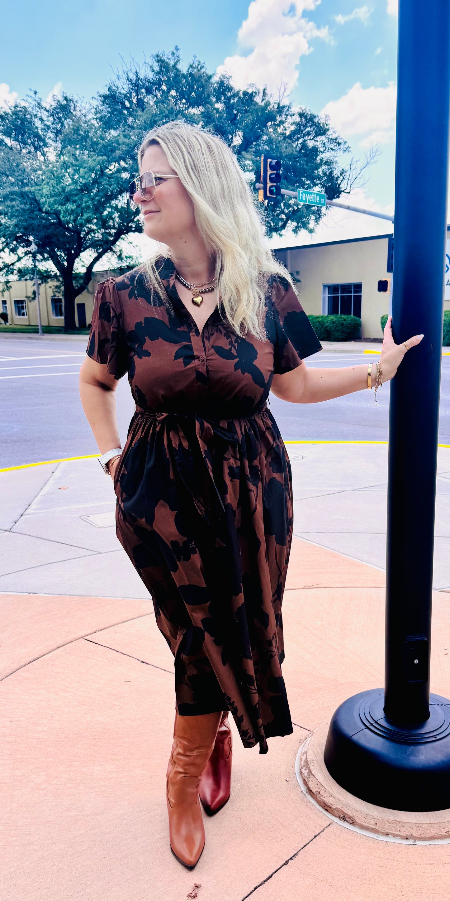 Somerton Floral Midi Dress