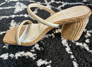The Margaret - Rattan Heels