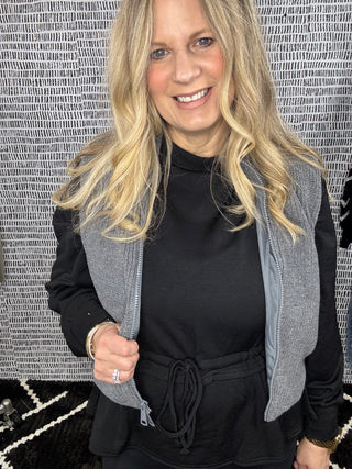 Hybrid Cropped Puffer Vest